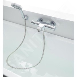 Ravak Douches - Flexible de douche 911.00, longueur 1500 mm, acier inoxydable X07P006