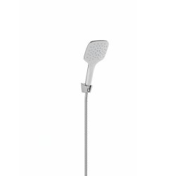 Ravak Douches - Pomme de douche, support et flexible 907.00, chromé/blanc X07S010