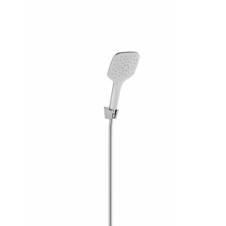 Ravak Douches - Pomme de douche, support et flexible 907.00, chromé/blanc X07S010