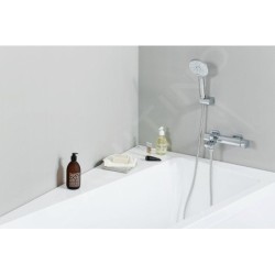 Ravak Douches - Pommeau de douche Flat 956.00, 120 mm, 3 jets, chrome X07P233