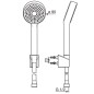 Hansa Polo - Colonne de douche, chrome 44680113