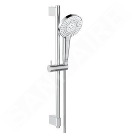 Ideal Standard Idealrain Evo Jet - Set de douche Circle, barre 600 mm avec douchette, 3 jets, chrome B1761AA