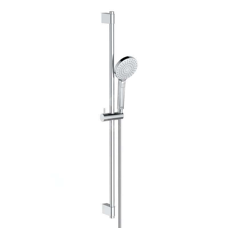 Ideal Standard Idealrain Evo Jet - Set de douche Circle, barre 900 mm avec douchette, 3 jets, chrome B2237AA