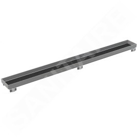 Alcadrain Grilles - Grille en acier inoxydable FLOOR 950 mm, pour l'insertion de carreaux FLOOR-950