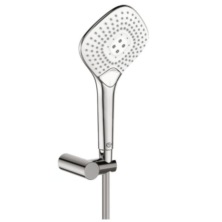Ideal Standard Idealrain Evo Jet - Colonne de douche Diamond 134, avec flexible et douchette, 3jet, chrome B2460AA