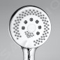 Kludi Logo - Colonne de douche avec pommeau de douche, support, barre et flexible, chrome 6836305-00