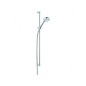 Kludi Logo - Colonne de douche avec pommeau de douche, support, barre et flexible, chrome 6839305-00