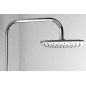 Aqualine Douches - Set de douche Kera sans robinetterie,220x220mm,3 jets, chrome SL430