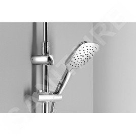 Aqualine Douches - Set de douche Kera sans robinetterie,220x220mm,3 jets, chrome SL430