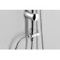 Aqualine Douches - Set de douche Kera sans robinetterie,220x220mm,3 jets, chrome SL430