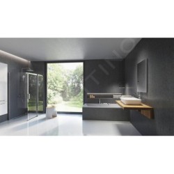 Ravak Termo - Set de douche avec thermostat, 250 mm, 3 jets, chrome X070164