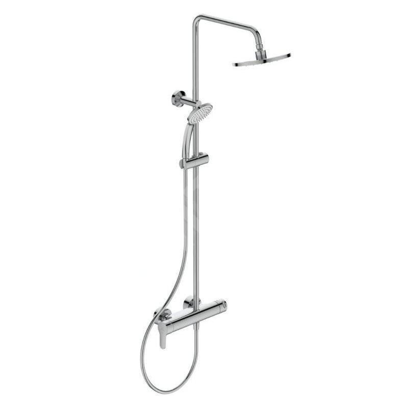 Ideal Standard Cerafine O - Ensemble de douche avec mitigeur, diamètre 200 mm, 1 jet, chrome BC750AA