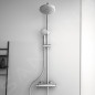 Ideal Standard Cerafine O - Ensemble de douche avec mitigeur, diamètre 200 mm, 1 jet, chrome BC750AA