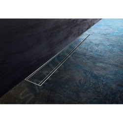 Alcadrain Douchegoten - Bac à douche Modular Wall 850 mm, acier inoxydable APZ23-850