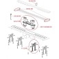Alcadrain Douchegoten - Bac de douche Optimal 1050 mm, avec rebord pour grille perforée ou insertion de carrelage APZ12-1050