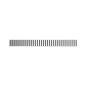 Alcadrain Grilles - Caillebotis pour auge linéaire 550 mm, en acier inoxydable mat LINE-550M
