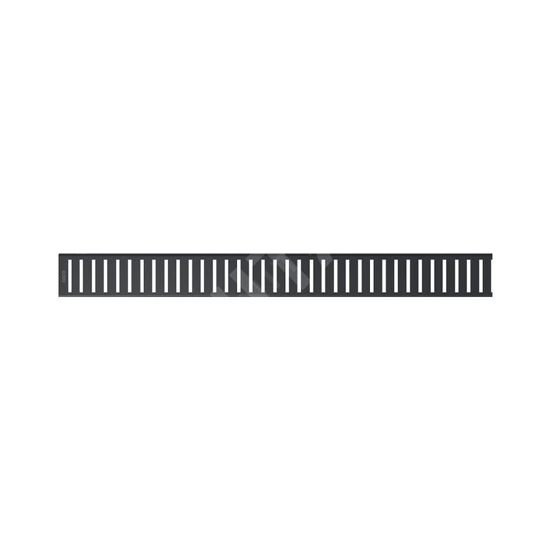 Alcadrain Grilles - Caillebotis pour auge linéaire 1450 mm, noir mat PURE-1450BLACK