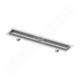 Tece TECEdrainline - Caniveau de douche 800 mm, avec bande d'étanchéité Seal System, acier inoxydable 600800