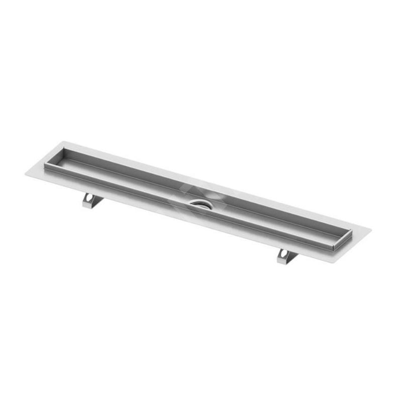 Tece TECEdrainline - Caniveau de douche 800 mm, avec bande d'étanchéité Seal System, acier inoxydable 600800