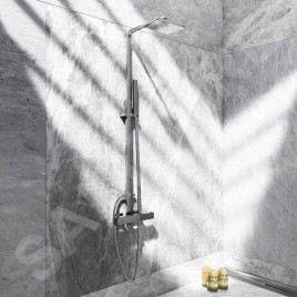 Steinberg 160 - Set de douche avec thermostat, 145x220mm, chrome 160 2721