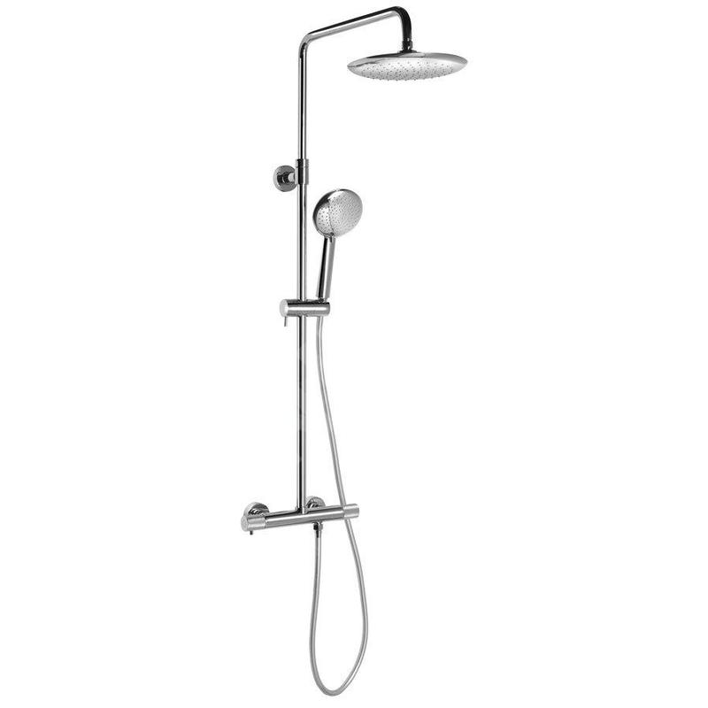 Sapho Solaris - Set de douche avec thermostat, 5 jets, chrome WD139