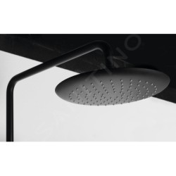 Sapho Solaris - Set de douche avec thermostat, 5 jets, noir mat WD139B