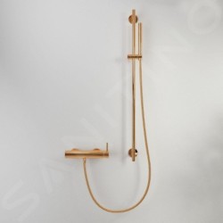 Steinberg 100 - Set de pommeau de douche, barre et flexible, or rose 100 1601 RG