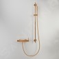 Steinberg 100 - Set de pommeau de douche, barre et flexible, or rose 100 1601 RG