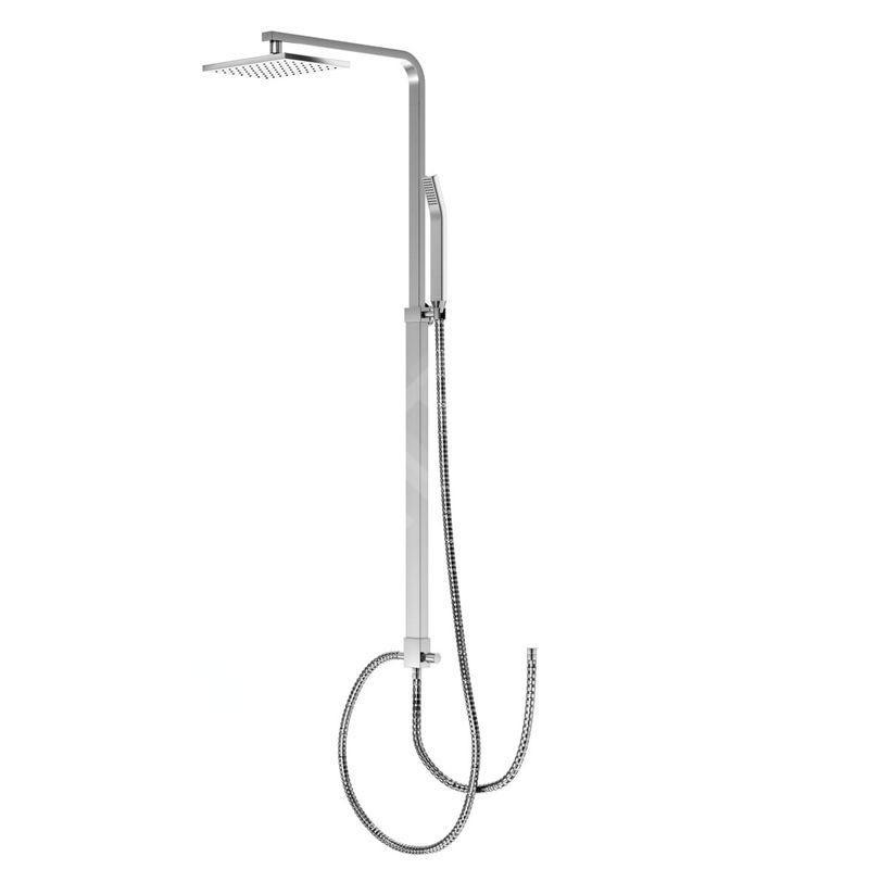 Steinberg 120 - Set de douche sans robinetterie, 200x145 mm, chrome 120 2770