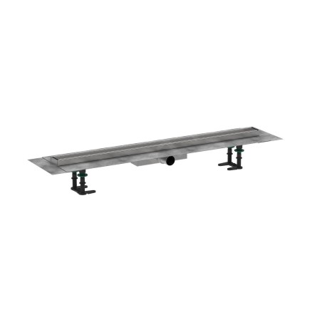 Hansgrohe RainDrain Compact - Caniveau de douche 90 cm pour insertion de carreaux, avec grille 56169000