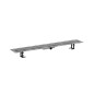 Hansgrohe RainDrain Compact - Caniveau de douche 120 cm, avec grille, acier inoxydable brossé 56172800
