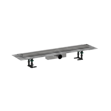 Hansgrohe RainDrain Compact - Caniveau de douche 80 cm pour insertion de carreaux, avec grille 56179000