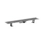 Hansgrohe RainDrain Compact - Caniveau de douche 100 cm pour insertion de carreaux, avec grille 56183000
