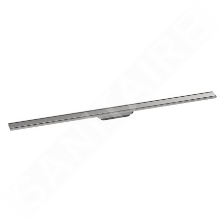Hansgrohe RainDrain Original - Caniveau de douche linéaire 120 cm, avec grille, acier inoxydable brossé 56201800