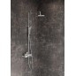 Ravak Termo - Set de douche avec thermostat, diamètre 25 cm, 3 jet, chrome/blanc X070161