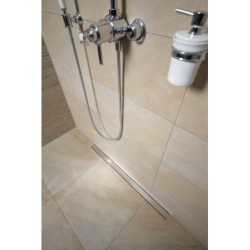 I-Drain Plano - Grille en inox pour caniveau douche, longueur 700 mm, inox brillant IDRO0700F