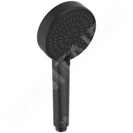 Ideal Standard ALU+ - Pommeau de douche, 2 jets, noir soyeux BD580XG