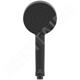 Ideal Standard ALU+ - Pommeau de douche, 2 jets, noir soyeux BD580XG