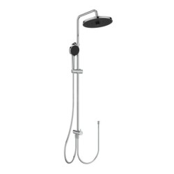 Ideal Standard CeraTherm - Set de douche sans mitigeur, diamètre 26 cm, 2 jets, chrome BD747AA