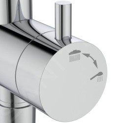 Ideal Standard CeraTherm - Set de douche sans mitigeur, diamètre 26 cm, 2 jets, chrome BD747AA