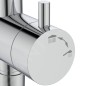 Ideal Standard CeraTherm - Set de douche sans mitigeur, diamètre 26 cm, 2 jets, chrome BD747AA