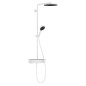 Hansgrohe Pulsify S - Set de douche avec thermostat, diamètre 26 mm, 3 jet, EcoSmart, blanc mat 24221700 Hansgrohe Pulsify S - Set de douche avec thermostat, diamètre 26 mm, 3 jet, EcoSmart, blanc mat 24221700