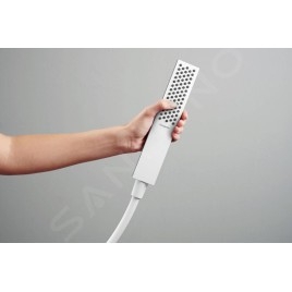 Hansgrohe Pulsify E - Pommeau de douche, EcoSmart+, blanc mat 24321700