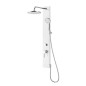 Aqualine Figa - Panneau de douche avec mitigeur 125x1050 mm, blanc SL230