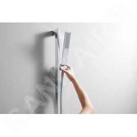 Hansgrohe Pulsify E - Ensemble pomme de douche, tige et flexible, EcoSmart, chrome 24370000