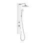 Aqualine Figa - Panneau de douche avec mitigeur 125x1050 mm, blanc SL230