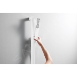 Hansgrohe Pulsify E - Set pomme de douche, barre et flexible, EcoSmart+, blanc mat 24381700