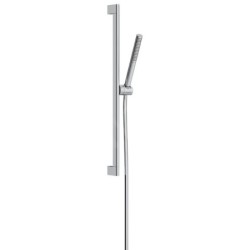 Hansgrohe Pulsify S - Ensemble pomme de douche, tige et flexible, EcoSmart, chrome 24382000
