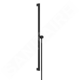 Hansgrohe Unica - Barre de douche 95 mm, avec flexible, noir mat 24403670