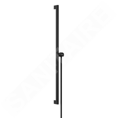 Hansgrohe Unica - Barre de douche 95 mm, avec flexible, noir mat 24403670